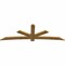 Ekena Millwork Alberta Rough Sawn Timber Gable Bracket, Western Red Cedar, 108"W x 36"H x 2"D x 6"F, 8/12 Pitch GBW108X36X0206ALB00RWR - alternate 4